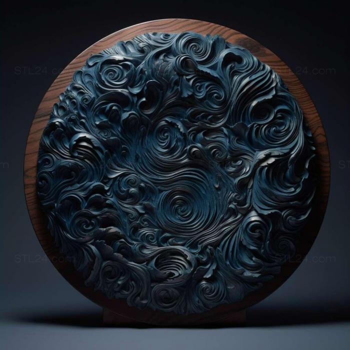 Patterns and decorations (stl deep blue 4, PATTERN_1464) 3D models for cnc